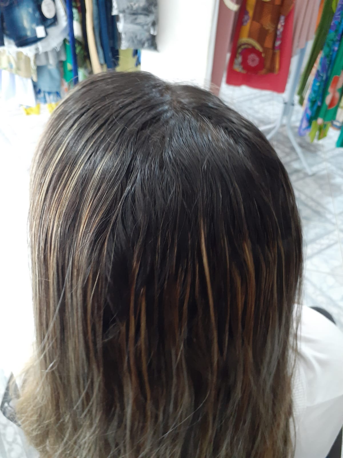Cabelo antes