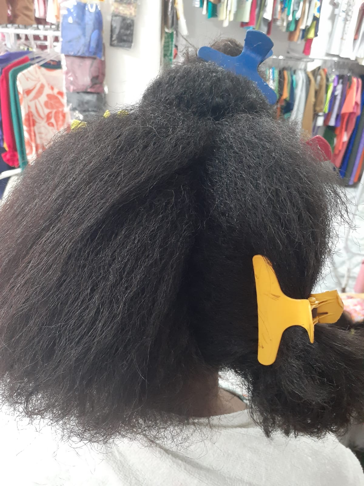 Cabelo antes